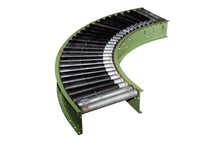 Laden Sie das Bild in den Galerie-Viewer, Stabile Rollenbahnkurve Förderkurve Rollenkurve Rollenförderer 90° DLK GmbH