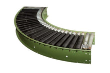 Laden Sie das Bild in den Galerie-Viewer, Stabile Rollenbahnkurve Förderkurve Rollenkurve Rollenförderer 90° DLK GmbH