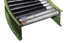 Laden Sie das Bild in den Galerie-Viewer, Stabile Rollenbahnkurve Förderkurve Rollenkurve Rollenförderer 90° DLK GmbH