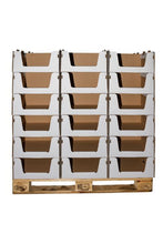 Laden Sie das Bild in den Galerie-Viewer, Regalkartons Sichtlagerkästen Stapelkartons Sichtboxen Kartonlager Kommissionierlager DLK GmbH