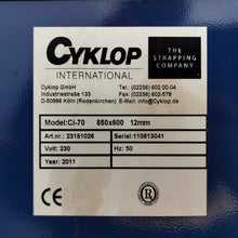 Laden Sie das Bild in den Galerie-Viewer, Umreifungsmaschine Cyclop CI 70